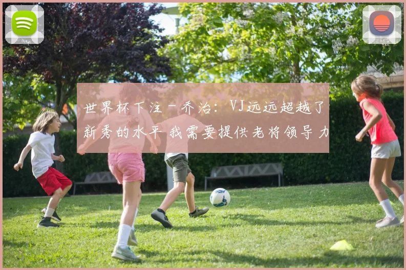 世界杯下注 - 乔治：VJ远远超越了新秀的水平 我需要提供老将领导力